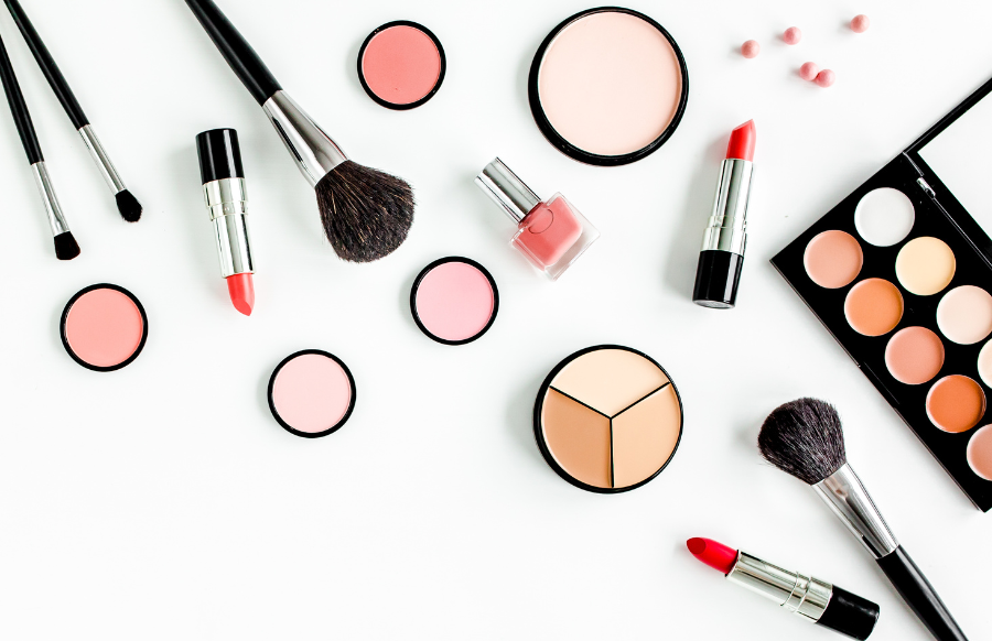 make up products and tools